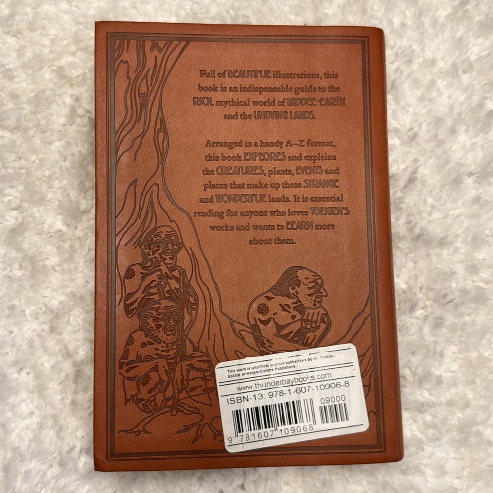 Tolkien “A Dictionary” by David Day. Leather bound. - Picture 2 of 6